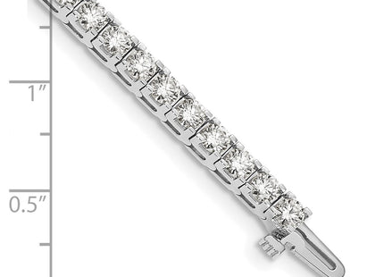 14k White Gold Bracelets Style X2044WVS - Classique Jewelry Inc.