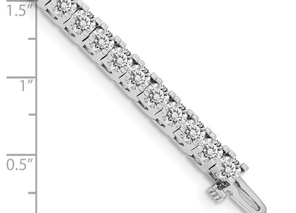 14k White Gold Bracelets Style X2045WVS - Classique Jewelry Inc.