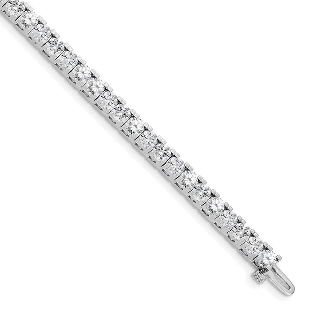 14k White Gold Bracelets Style X2045WVS - Classique Jewelry Inc.