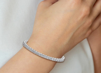 14k White Gold Bracelets Style X2046WVS - Classique Jewelry Inc.