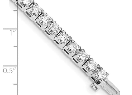 14k White Gold Bracelets Style X2046WVS - Classique Jewelry Inc.