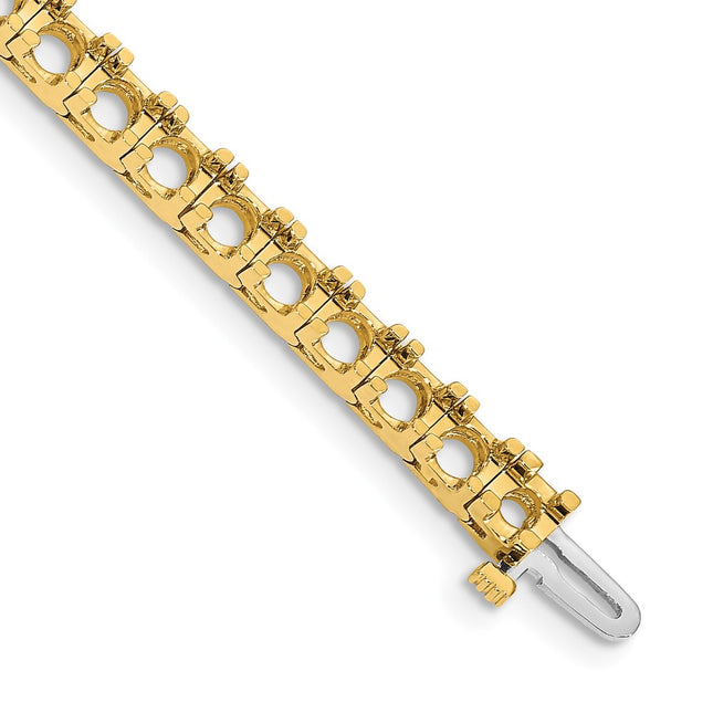14k Yellow Gold Bracelets Style X2047 - Classique Jewelry Inc.
