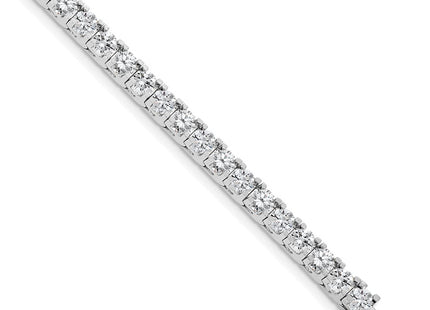 14K white gold diamond bracelet
