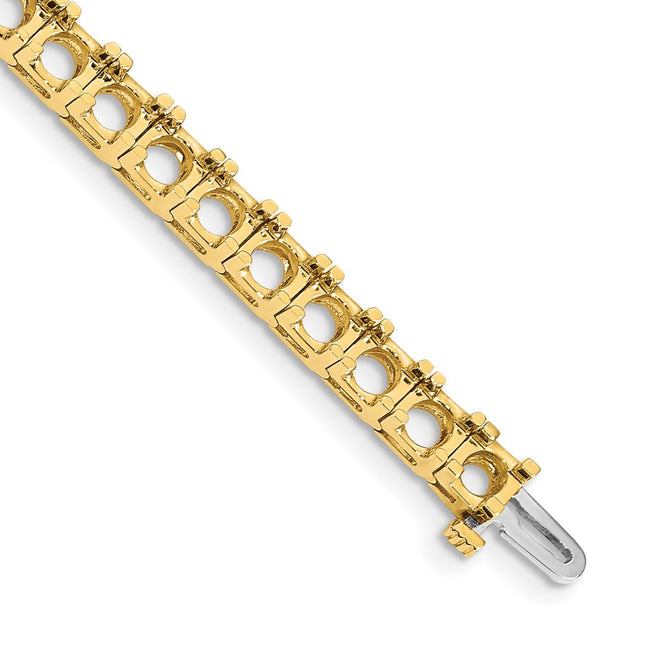 14k Yellow Gold Bracelets Style X2048 - Classique Jewelry Inc.