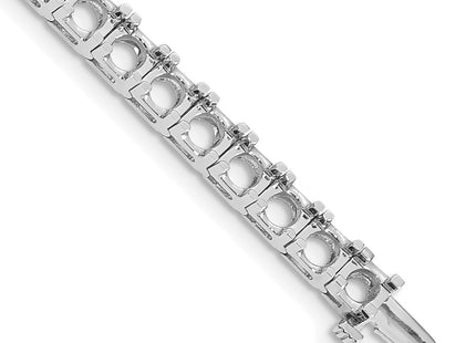 14k White Gold Bracelets Style X2048WA - Classique Jewelry Inc.