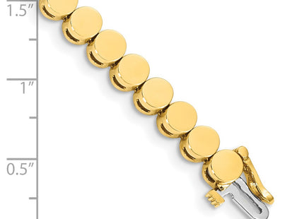 14k Yellow Gold Bracelets Style X2092 - Classique Jewelry Inc.
