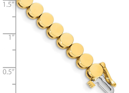 14k Gold Round Add-a-Diamond Bracelet with Multiple Stone Settings Available (Style X2092)