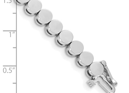14k White Gold Bracelets Style X2092W - Classique Jewelry Inc.