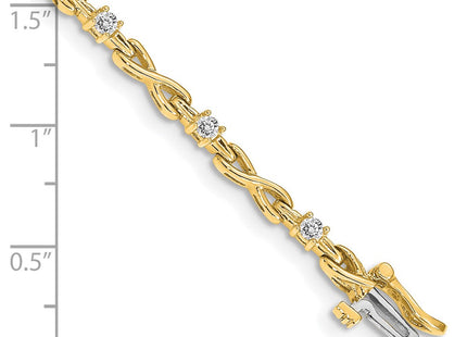 14k Yellow Gold Bracelets Style X2106AA - Classique Jewelry Inc.