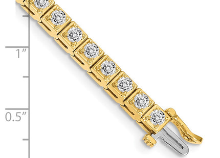 14k Yellow Gold Bracelets Style X2163VS - Classique Jewelry Inc.
