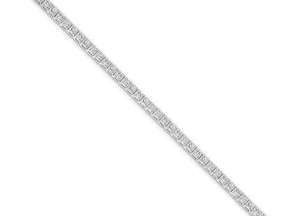 14k White Gold Bracelets Style X2163WVS - Classique Jewelry Inc.