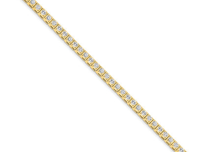 14k Yellow Gold Bracelets Style X2164AA - Classique Jewelry Inc.