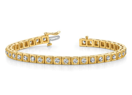 14k Yellow Gold Bracelets Style X2164AAA - Classique Jewelry Inc.