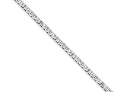14k White Gold Bracelets Style X2164W - Classique Jewelry Inc.