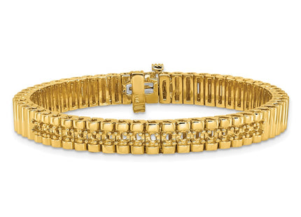 14k Yellow Gold Bracelets Style X2167 - Classique Jewelry Inc.