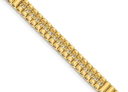 14k Yellow Gold Bracelets Style X2167 - Classique Jewelry Inc.