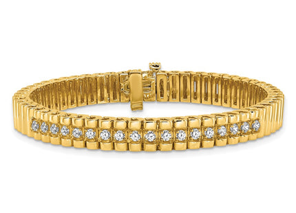 14k Yellow Gold Bracelets Style X2167AAA - Classique Jewelry Inc.