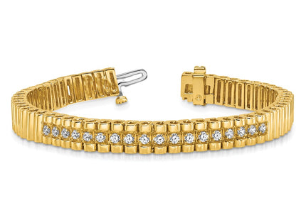 14k Yellow Gold Bracelets Style X2167AAA - Classique Jewelry Inc.