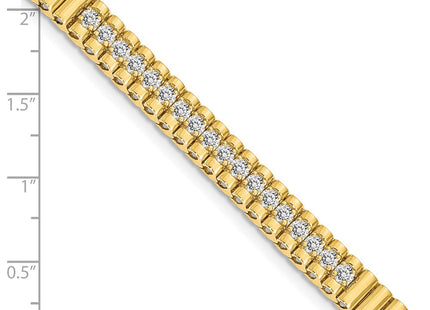 14k Yellow Gold Bracelets Style X2167VS - Classique Jewelry Inc.