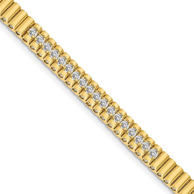 14k Yellow Gold Bracelets Style X2167AAA - Classique Jewelry Inc.