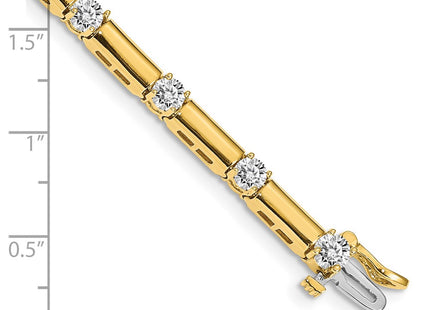 14k Yellow Gold Bracelets Style X2177VS - Classique Jewelry Inc.