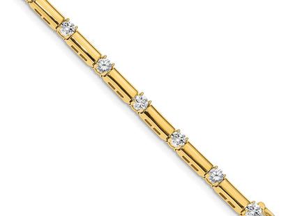 14k Yellow Gold Bracelets Style X2177VS - Classique Jewelry Inc.