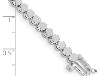 14k White Gold Bracelets Style X2302W - Classique Jewelry Inc.