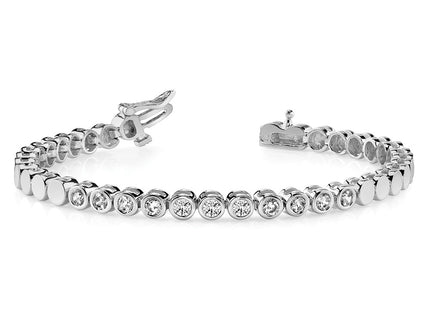 14k White Gold Bracelets Style X2302W - Classique Jewelry Inc.