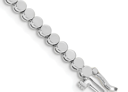 14k White Gold Bracelets Style X2302W - Classique Jewelry Inc.