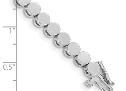 14k White Gold Bracelets Style X2308W - Classique Jewelry Inc.