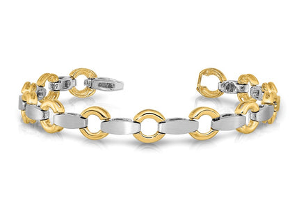14k Two-tone Bracelets Style X2332 - Classique Jewelry Inc.