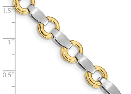 14k Two-tone Bracelets Style X2332 - Classique Jewelry Inc.