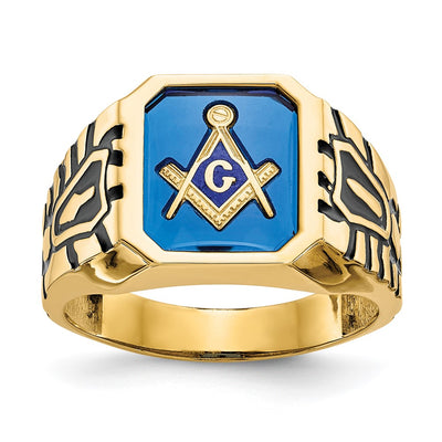 14K gold spinel ring