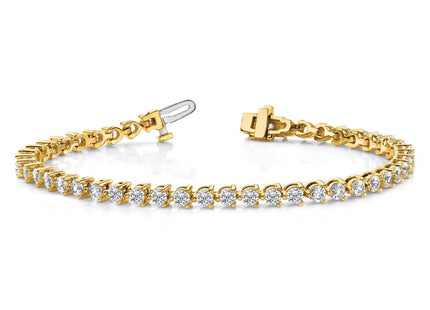 14k Yellow Gold Bracelets Style X2837AA - Classique Jewelry Inc.
