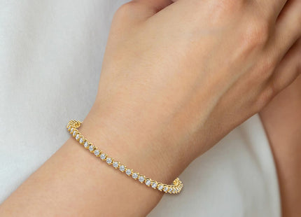 14k Yellow Gold Bracelets Style X2837VS - Classique Jewelry Inc.
