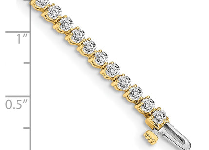 14k Yellow Gold Bracelets Style X2837VS - Classique Jewelry Inc.
