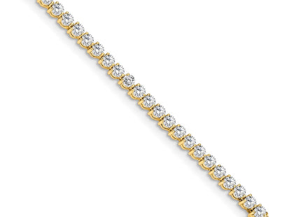 14k Yellow Gold Bracelets Style X2837VS - Classique Jewelry Inc.