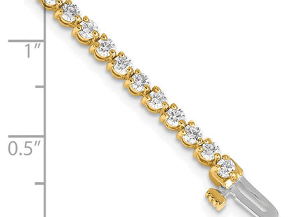 14k Yellow Gold Bracelets Style X2838VS - Classique Jewelry Inc.
