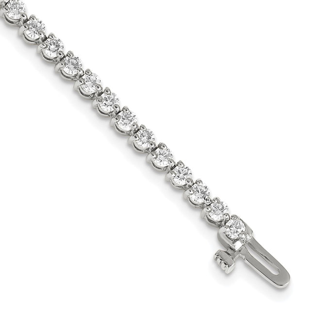 14k White Gold Bracelets Style X2838WA - Classique Jewelry Inc.