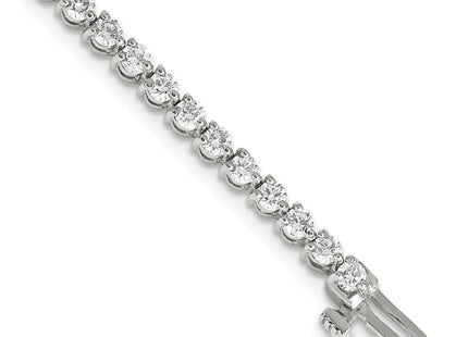 14k White Gold Bracelets Style X2838W - Classique Jewelry Inc.