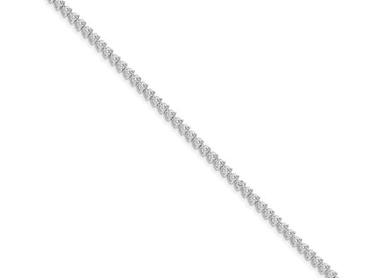 14k White Gold Bracelets Style X2839WAAA - Classique Jewelry Inc.