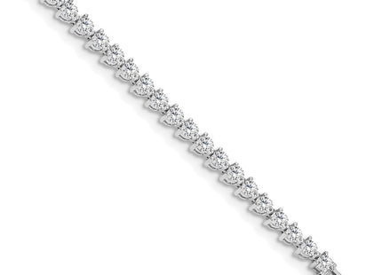 14k White Gold Bracelets Style X2839W - Classique Jewelry Inc.