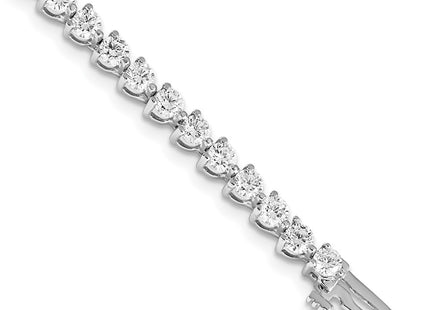 14k White Gold Bracelets Style X2840W - Classique Jewelry Inc.