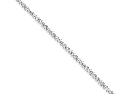 14k White Gold Bracelets Style X2841WA - Classique Jewelry Inc.