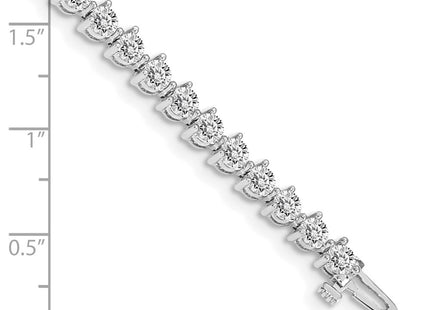 14k White Gold Bracelets Style X2841W - Classique Jewelry Inc.