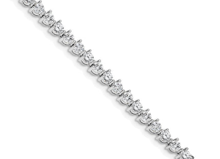 14k White Gold Bracelets Style X2841WAAA - Classique Jewelry Inc.