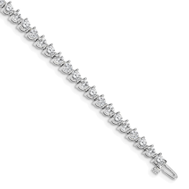 14k White Gold Bracelets Style X2841WAAA - Classique Jewelry Inc.