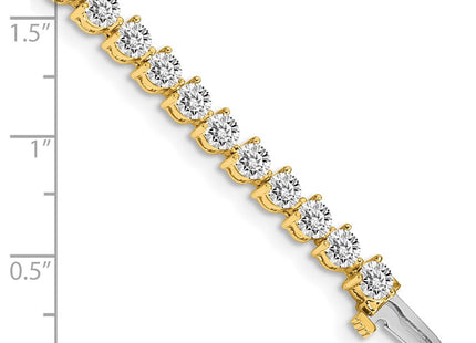 14k Yellow Gold Bracelets Style X2842VS - Classique Jewelry Inc.