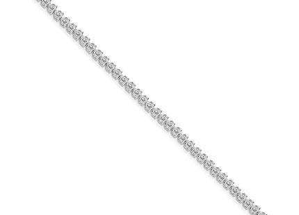 14k White Gold Bracelets Style X2842WAAA - Classique Jewelry Inc.