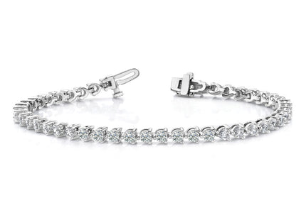 14k White Gold Bracelets Style X2842WAAA - Classique Jewelry Inc.